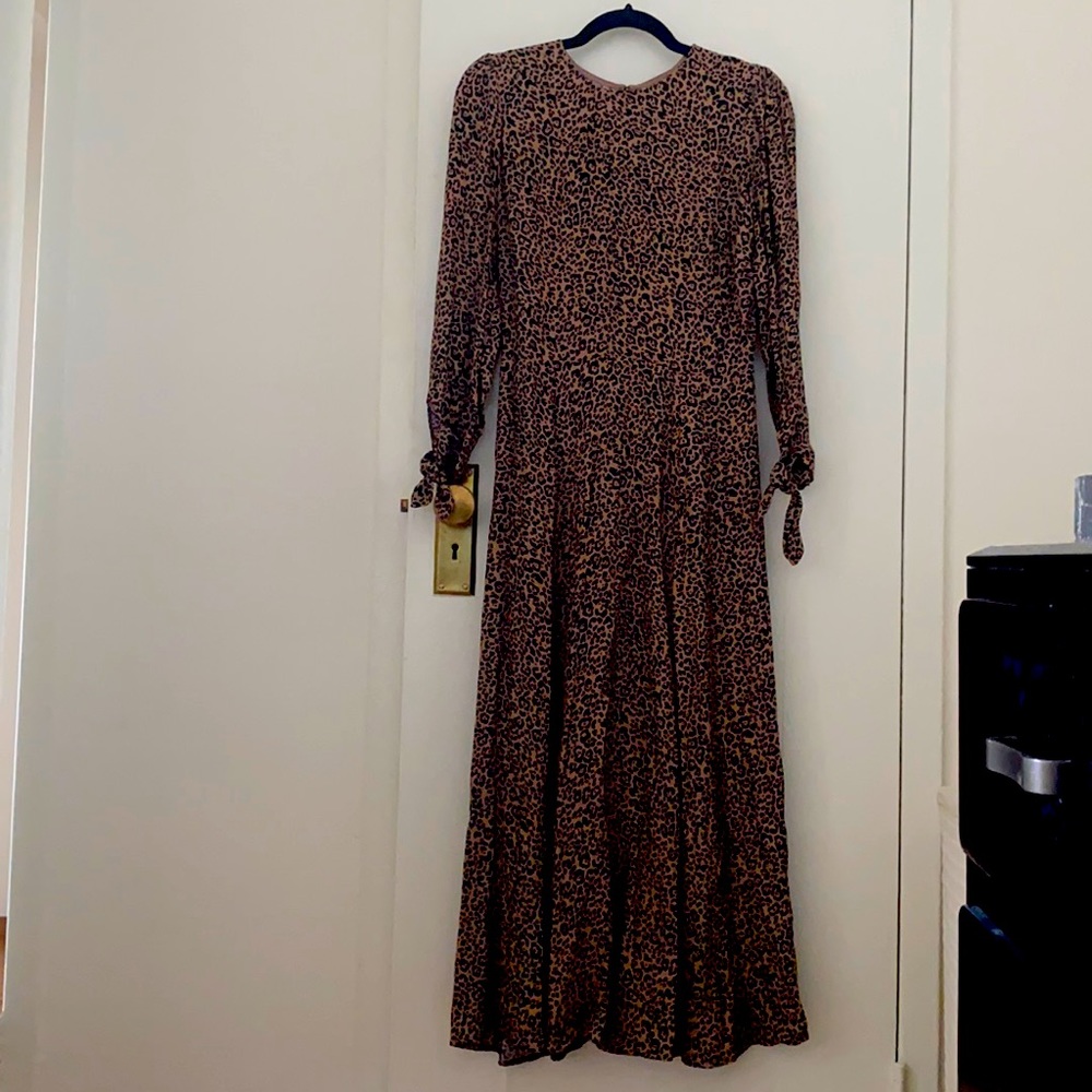 Reformation Animal Print Dress